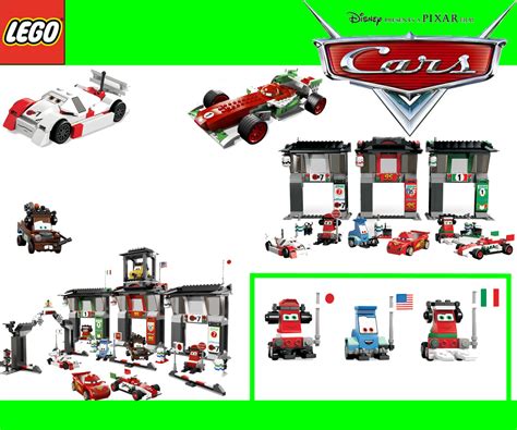 LEGO 8679 Disney Pixar Cars 2 Race in Tokyo International Circuit ...