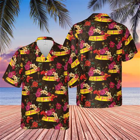 Sex Pistols Button Up Shirts Sex Pistols Band Hawaiian Shirts Sold By Capitalization Adoree