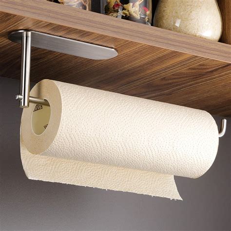 Paper Towel Holder Modern Paper Towel Rack Under Cabinet Or Wall