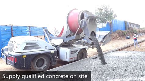 Luzun Self Loading Concrete Mixer YouTube