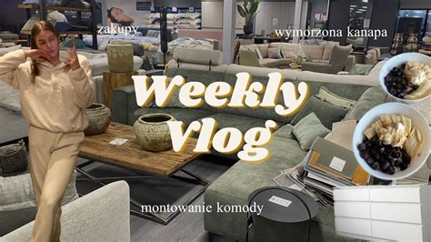 Weekly Vlog Nowa Komoda Zakupy Spo Ywcze Ogarnianie Studia Youtube