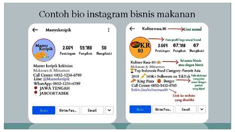 Contoh Bio Instagram Bisnis Makanan 57 Koleksi Gambar