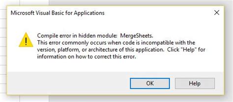 Fixing Compile Error In Hidden Module Excel Pro Tips Revealed