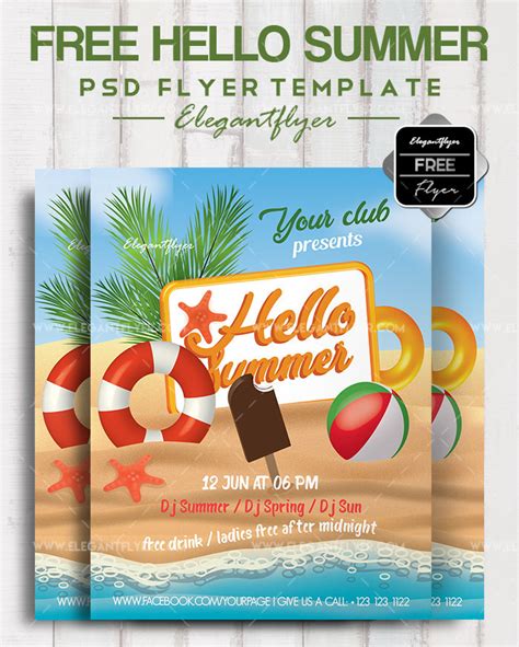 30 Premium And Free Psd Summer Party Flyer Templates For Awesome Events Free Psd Templates