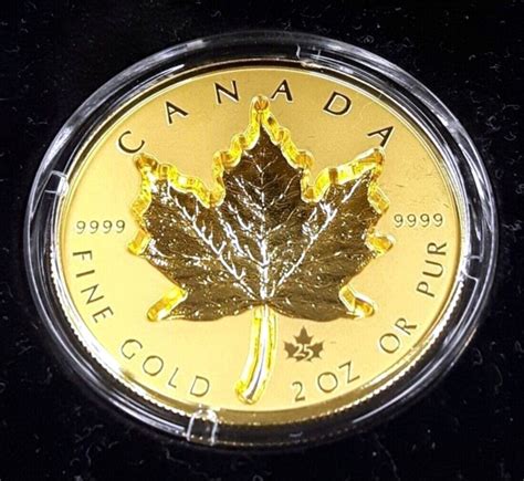 Kanada Canada Oz Gold Maple Leaf Super Incuse Dollars Proof