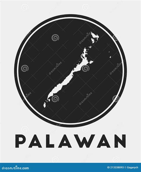 Palawan Map Cartoon Vector Cartoondealer