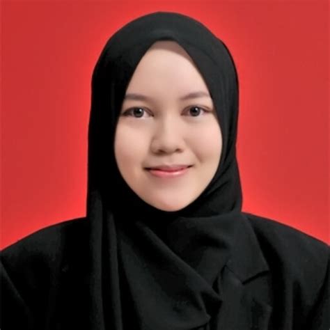 Putri AMELIA SOLIHAH PhD Candidate Master Of Science Education