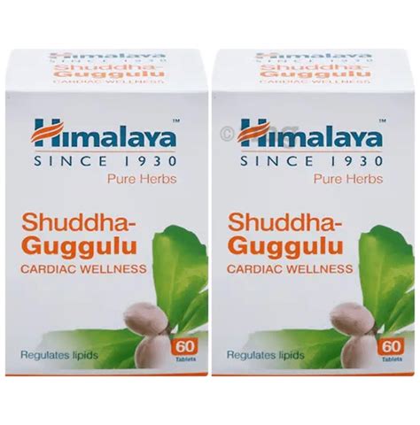 Himalaya Wellness Shuddha Guggulu Cardiac Wellness Tablet 60 Each