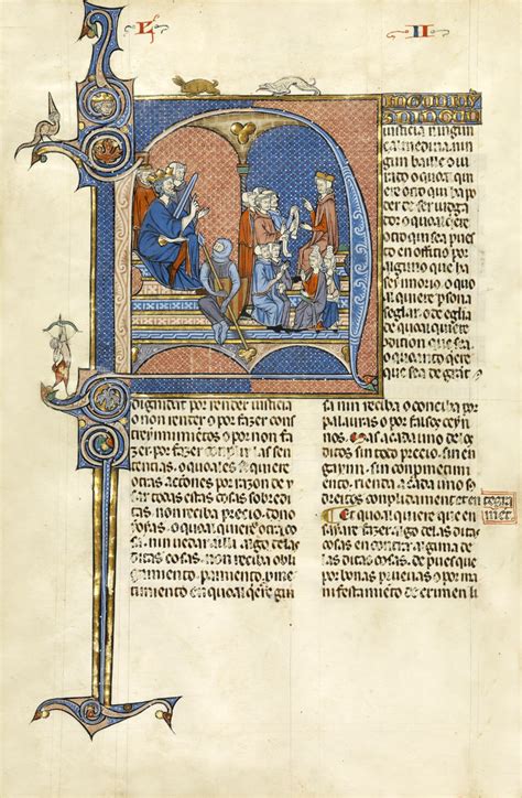 Illuminated Manuscripts Reproduction: Vidal Mayor, C. 1310. by Vidal De ...