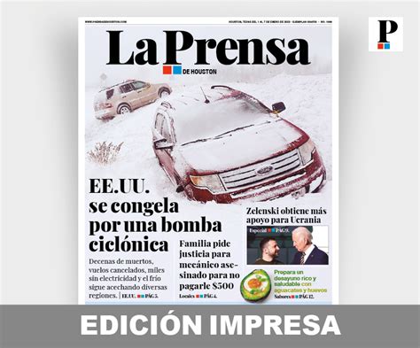 La Prensa De Houston Edici N La Prensa De Houston