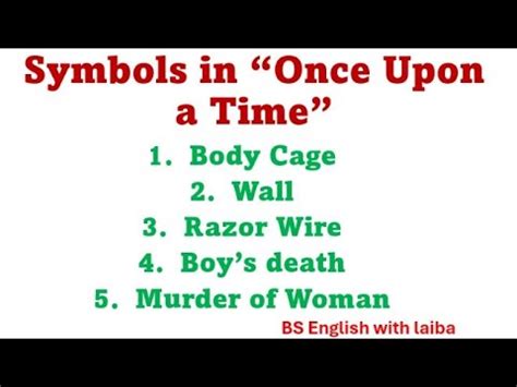 Symbols In Once Upon A Time By Nadine Gordimer Short Story Summary