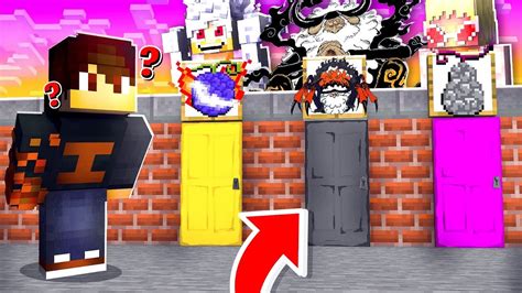 NÃO ESCOLHA A PORTA ERRADA de ONE PIECE no MINECRAFT Ine YouTube