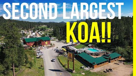 largest koa resort rv campground     huge youtube