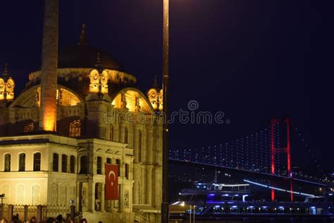 Ortakoy Mosque At Night Stock Image Image Of Culture 116785683