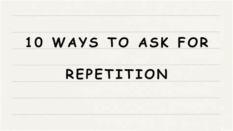 Effective English Phrases For Repetition English Plus