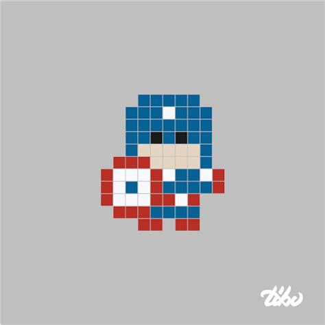 Funny Mini-Heroes in Pixel Art | Pixel art, Pixel art pattern, Cross ...