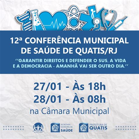 Hoje Abertura Da Confer Ncia Municipal De Sa De Prefeitura