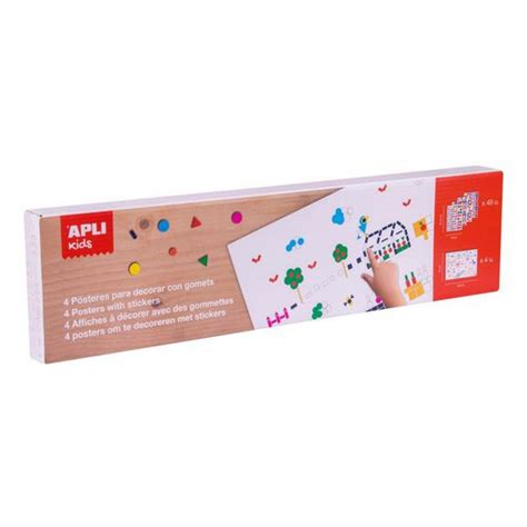 Apli Agipa Kit Affiches Fond Marin Compl Ter Avec Des Gommettes Pas