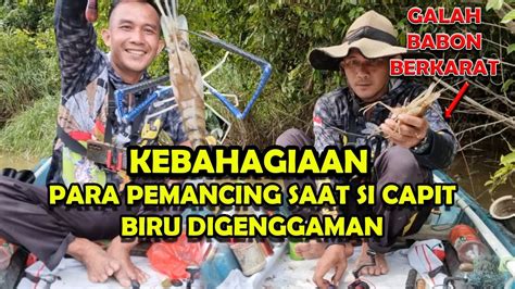 BERKAH MANCING SAAT DIHAJAR HUJAN DERAS MANCING UDANG GALAH YouTube