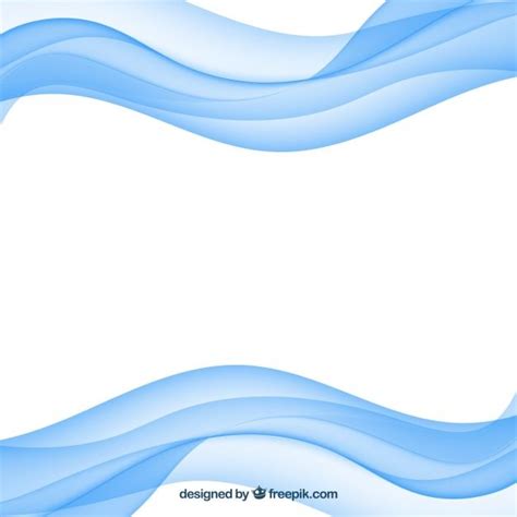 Fondo De Ondas Azul Vector Gratuito Vector Vector De Fondo Ondas