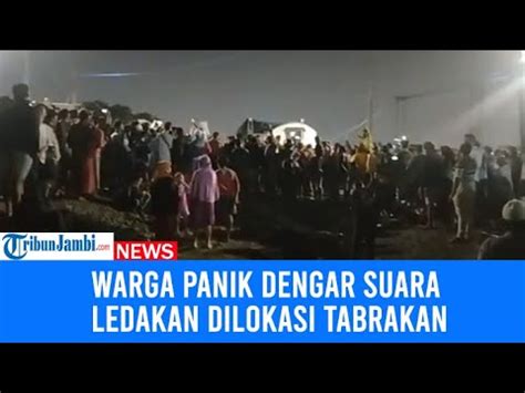 Begini Suasana Kepanikan Warga Sekitar Melihat Kereta Tabrak Truk Di