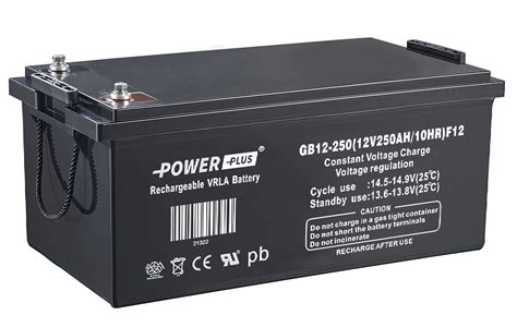 Power Plus Agm Batteri V Ah M Voltpower