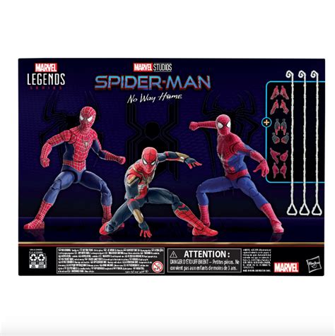 Marvel Legends Spider Man No Way Home 3 Pack Ship Date And Details