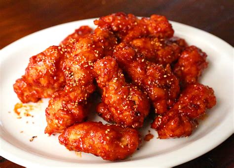 Korean Food Photo I Made Sweet Spicy Crunchy Chicken On Maangchi