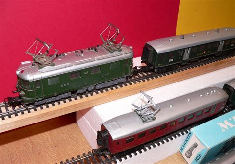 Märklin RE 4 4 SBB Zug 1955 HO 4 Blech Wagen 2Trafos Kaufen auf