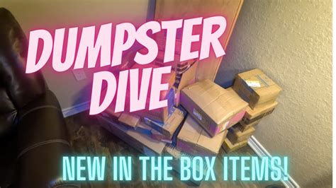 Dumpster Diving Latest Dollar General Boxes Filled With Goods And