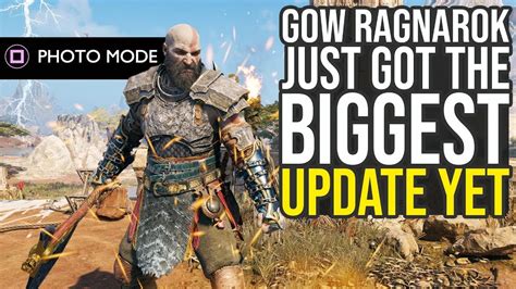 God Of War Ragnarok Update Out New Feature Fixes Devs Share Update