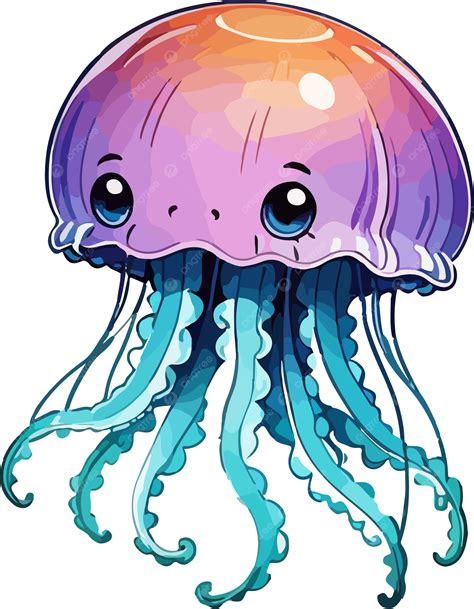 Clip De Dibujos Animados De Medusas Png Dibujos Medusa Tent Culos