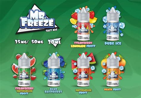 Essência Nic Salt Mr Freeze 30ml 35mg Mega Vape