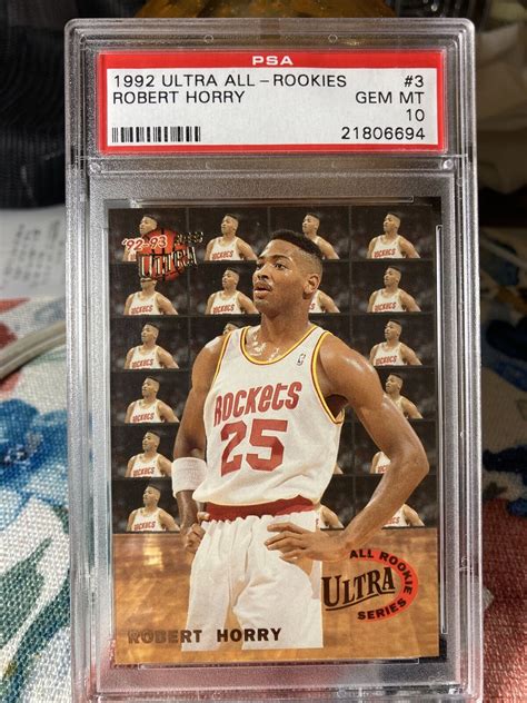 Fleer Ultra All Rookies Robert Horry Rc Psa Rare