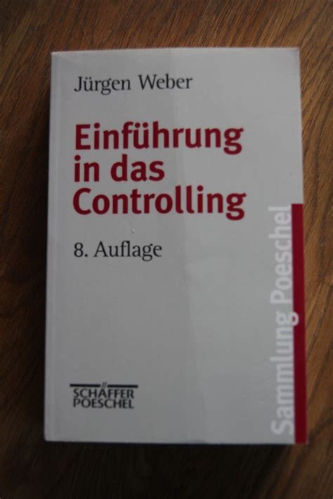 Einführung in das Controlling von Weber Jürgen Buch Zustand gut eBay