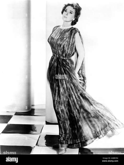 Back Street Susan Hayward In A Gown By Jean Louis 1961 Stock Photo