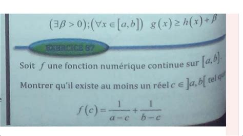 Th Or Me Des Valeurs Interm Diaires Tvi Limites Et Continuit