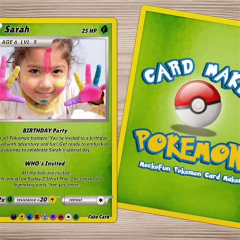 Pokemon Card Maker Mockofun