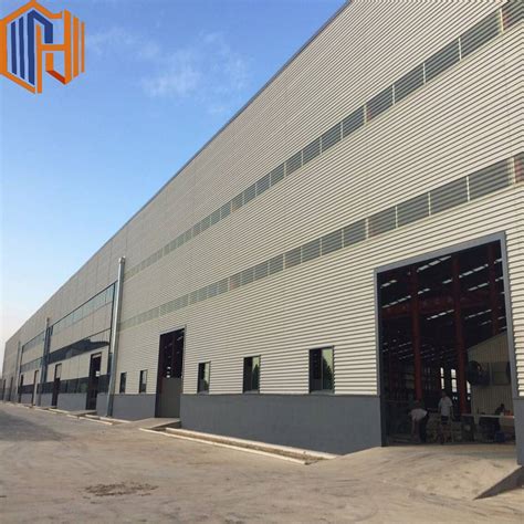 China Large Span Prefabricated Light Steel Structure Warehouse Building