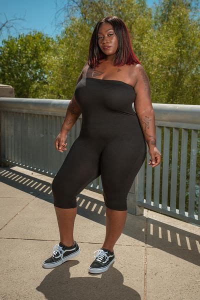 Plus Size Hunnie Capri Tube Jumper Black Plus Size Fashion Ebony Bbws