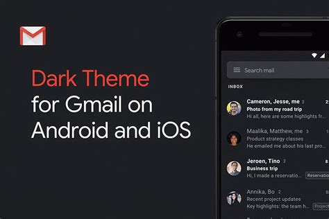 Gmail Comienza A Activar Su Tema Oscuro En Android Y Ios