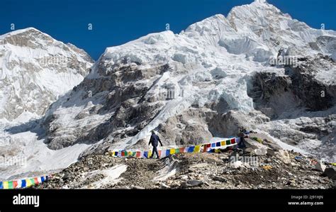 Everest Base camp Stock Photo - Alamy