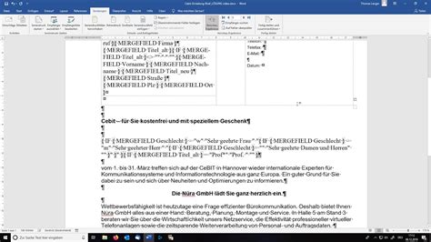 Word Verschachtelte Wenn Funktion Serienbrief Youtube