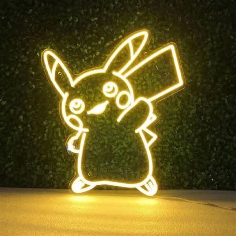 Pikachu Neon Sign A Must Have For Any Pokémon Lover