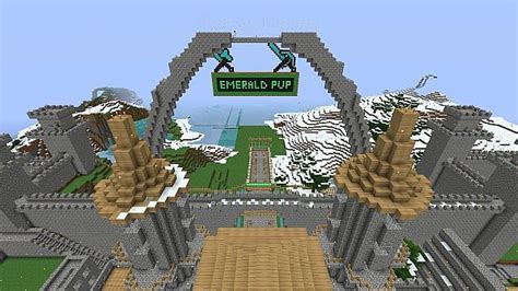 Emerald Pvp Hardcore Pvp Mcmmo Raiding Factions Minecraft Server