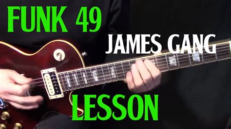 How To Play Funk On Guitar By The James Gang Joe Walsh Rythym