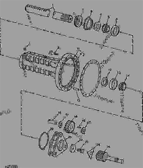 PLANETARY AND REAR AXLE [02C07] - TRACTOR John Deere 3010 - TRACTOR ...