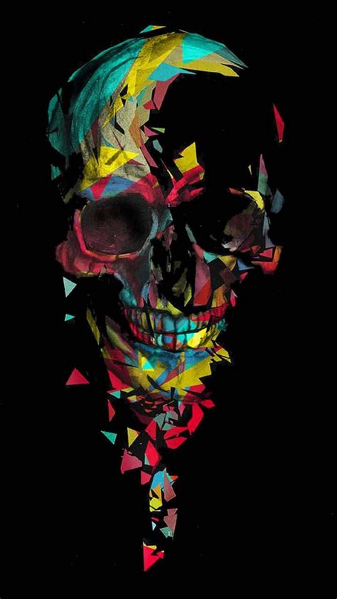 Colorful Skull Wallpaper