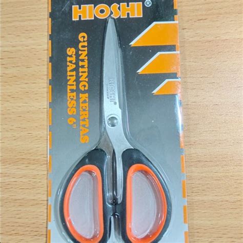 Jual Gunting Kertas Stainless Ukuran Inch Scissors Tajam Awet Kuat