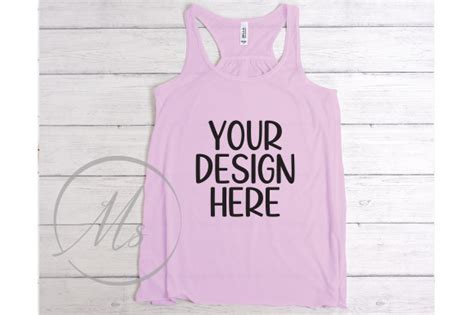 Bella Canvas Mockup Lilac Tanks Graphic By Mockupstore